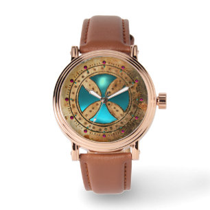 ANTIQUE TEMPLAR KOR Blue Turcos Gem Armbandsur