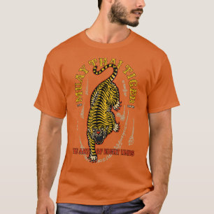 Antique Tiger Muay Thai Tattoo T Shirt