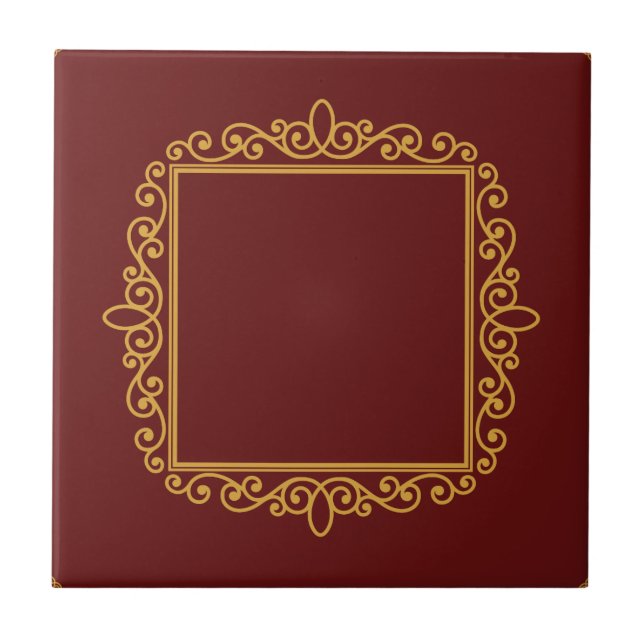 Antique Tiles Art Kakelplatta (Framsidan)
