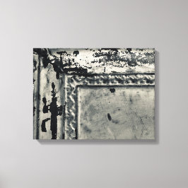 Antique Tin Tile Photo on Canvas Wall Art