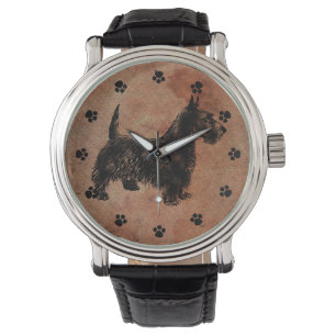 Antique Titta Scottie Hund Watch Armbandsur