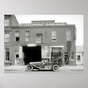 Antique Tow Lastbil, 1921 Poster