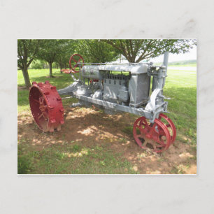 Antique Tractor Vykort