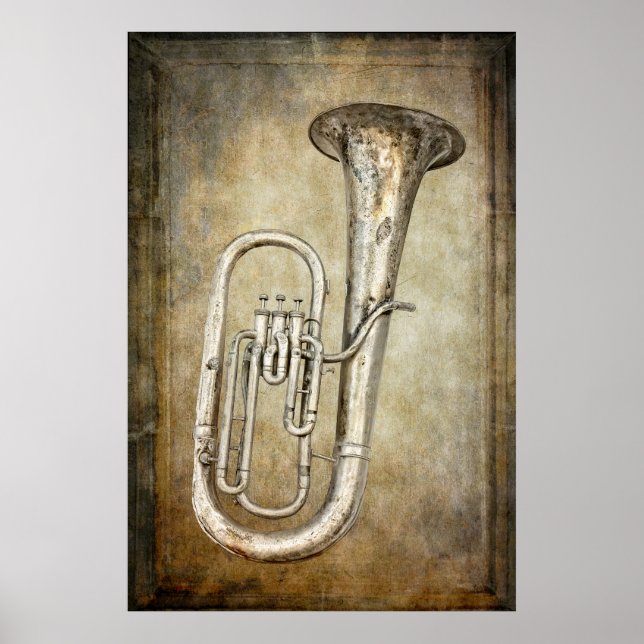ANTIQUE TUBA POSTER (Framsidan)