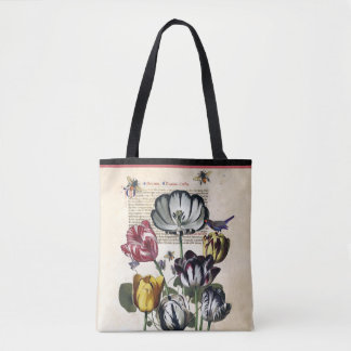 Antique Tulips Tygkasse