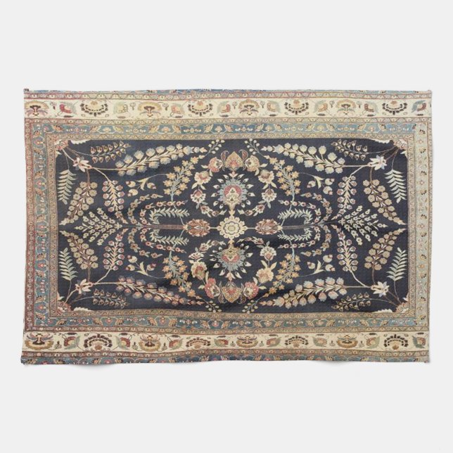 Antique Turkisk persian Carpet Struktur Kökshandduk (Horisontell)