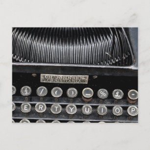 Antique Typewriter 2 Vykort