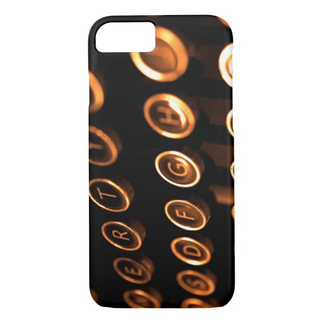 Antique typewriter nycklar Case-Mate iPhone skal (Baksida)