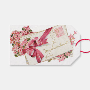 Antique Valentine Bouquet Presentetikett
