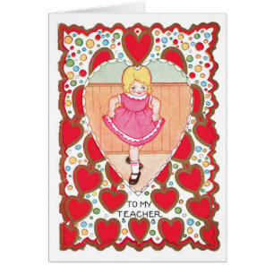 Antique Valentine Hälsningskort
