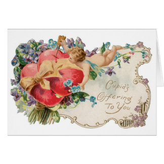 Antique Valentine Hälsningskort