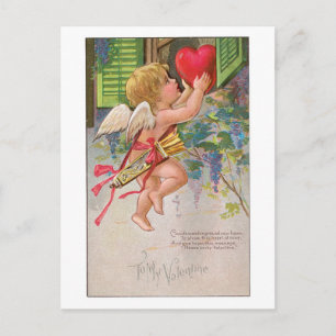 Antique Valentine Helg Vykort