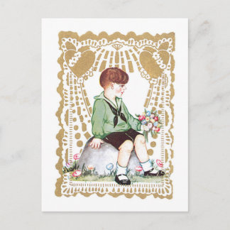 Antique Valentine Helg Vykort