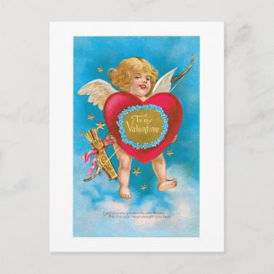 Antique Valentine Helg Vykort