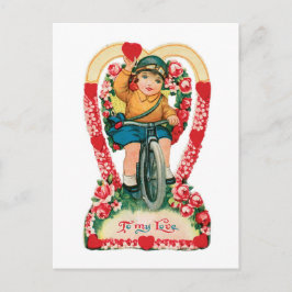 Antique Valentine Helg Vykort