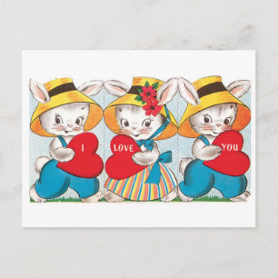 Antique Valentine Helg Vykort