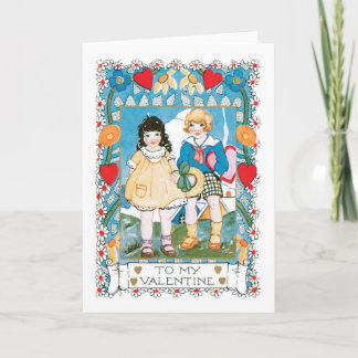 Antique Valentine Helgkort