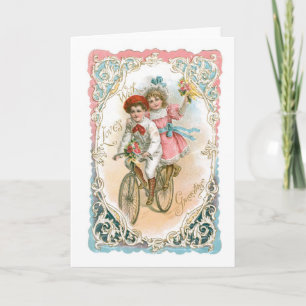 Antique Valentine Helgkort