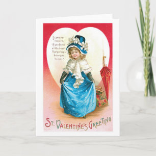 Antique Valentine Helgkort