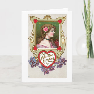 Antique Valentine Helgkort