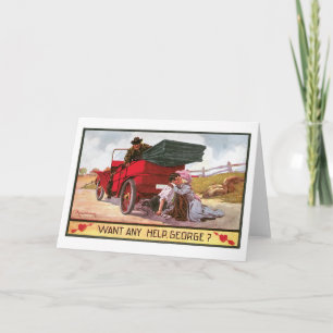 Antique Valentine Helgkort