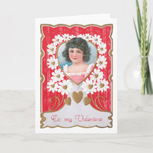 Antique Valentine Helgkort