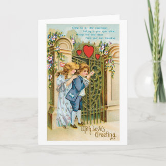 Antique Valentine Helgkort