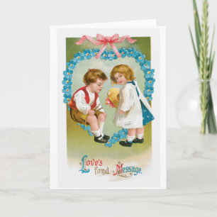 Antique Valentine Helgkort