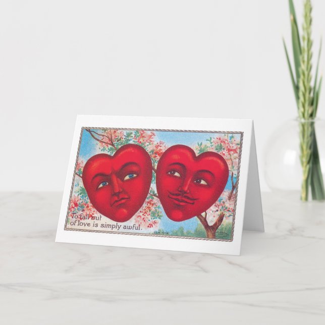 Antique Valentine Helgkort (Framsida)