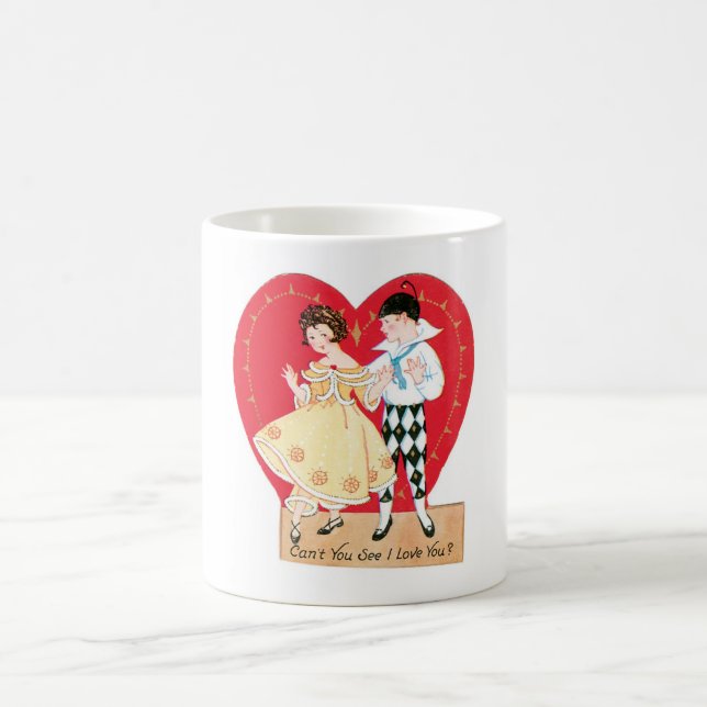 Antique Valentine Kaffemugg (Center)