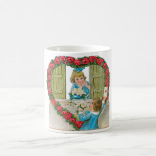 Antique Valentine Kaffemugg