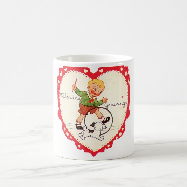 Antique Valentine Kaffemugg (Center)
