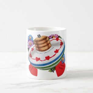 Antique Valentine Kaffemugg