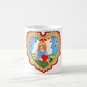 Antique Valentine Kaffemugg