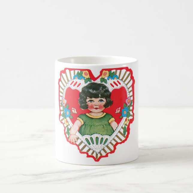 Antique Valentine Kaffemugg (Center)