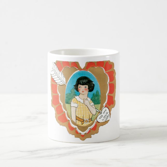 Antique Valentine Kaffemugg (Center)