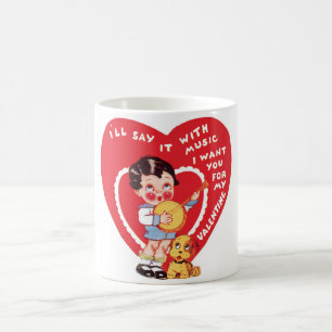 Antique Valentine Kaffemugg
