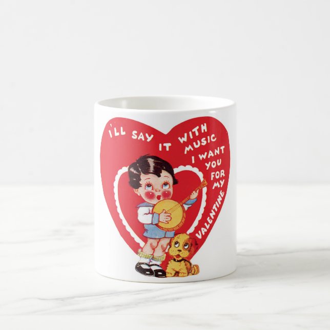 Antique Valentine Kaffemugg (Center)