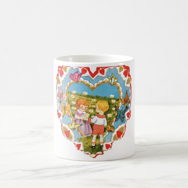 Antique Valentine Kaffemugg (Center)