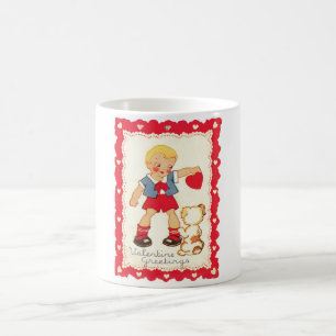 Antique Valentine Kaffemugg