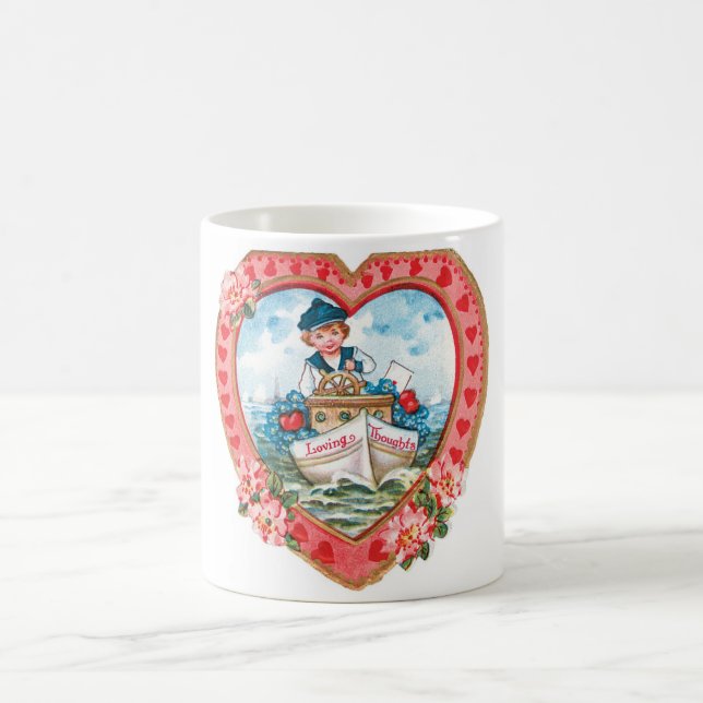 Antique Valentine Kaffemugg (Center)