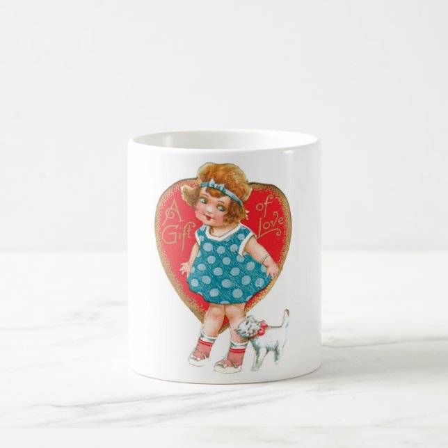 Antique Valentine Kaffemugg (Center)