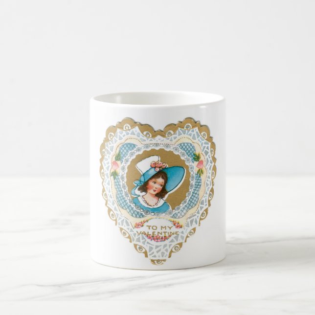 Antique Valentine Kaffemugg (Center)