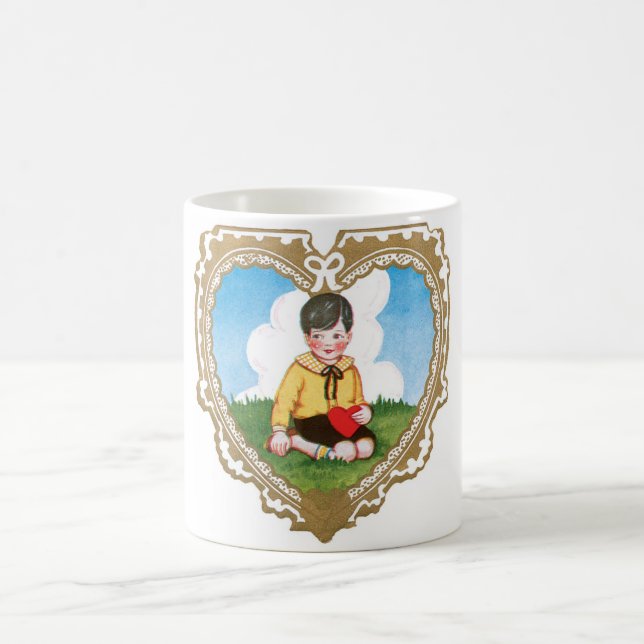 Antique Valentine Kaffemugg (Center)