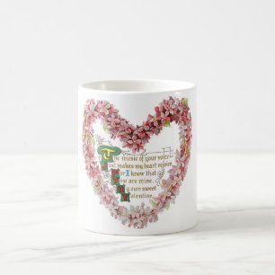 Antique Valentine Kaffemugg