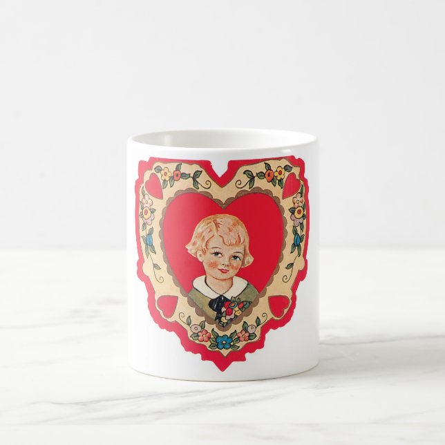 Antique Valentine Kaffemugg (Center)