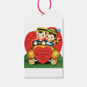 Antique Valentine par Heart Presentetikett