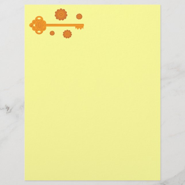 Antique Victorian Brass Nyckel (Framsida)