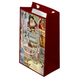 Antique Victorian jul Ephemera Collage Art