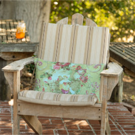 Antique Victorian Toile Rococo Stil Sage Grönt Lumbarkudde